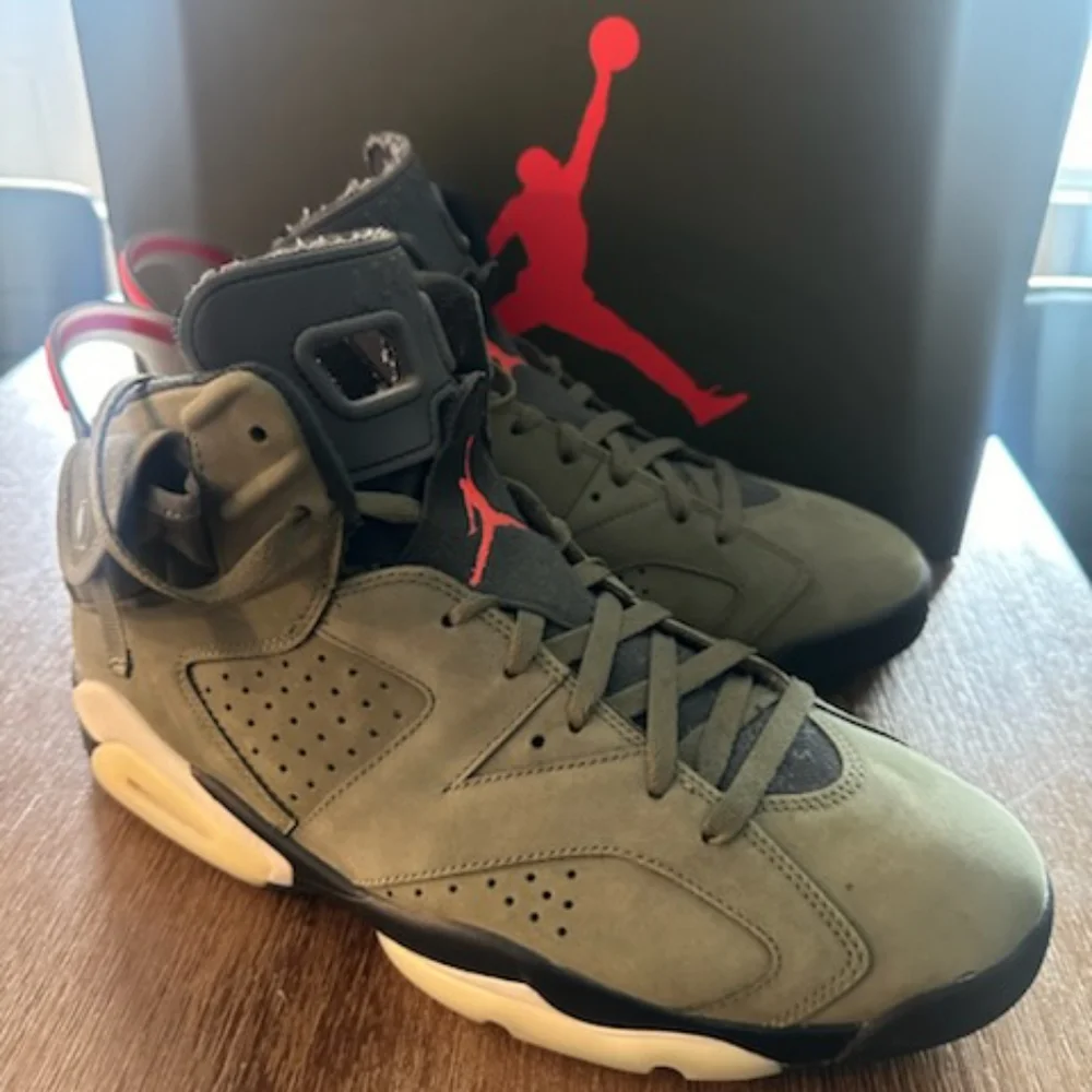 Travis Scott Jordan 6 Cactus Jack shoes size 12 - Picture 1 of 7